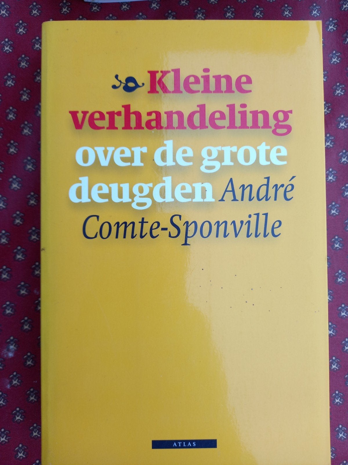 Comte- Sponville, Kleine verhandeling over de grote deugden, Ophalen of Verzenden, Zo goed als nieuw, A. Comte-Sponville