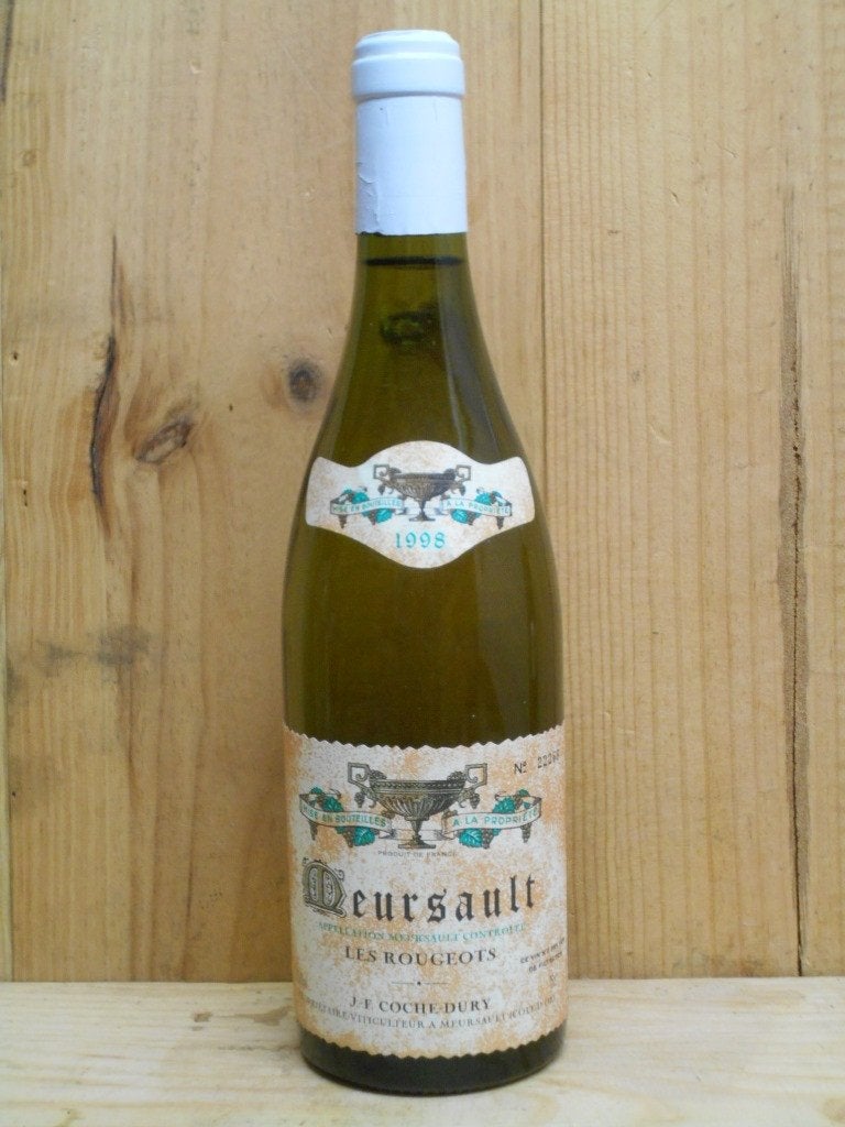 MEURSAULT ROUGEOTS, Coche Dury 1998, Verzamelen, Wijnen, Frankrijk, Nieuw, Ophalen of Verzenden, Witte wijn