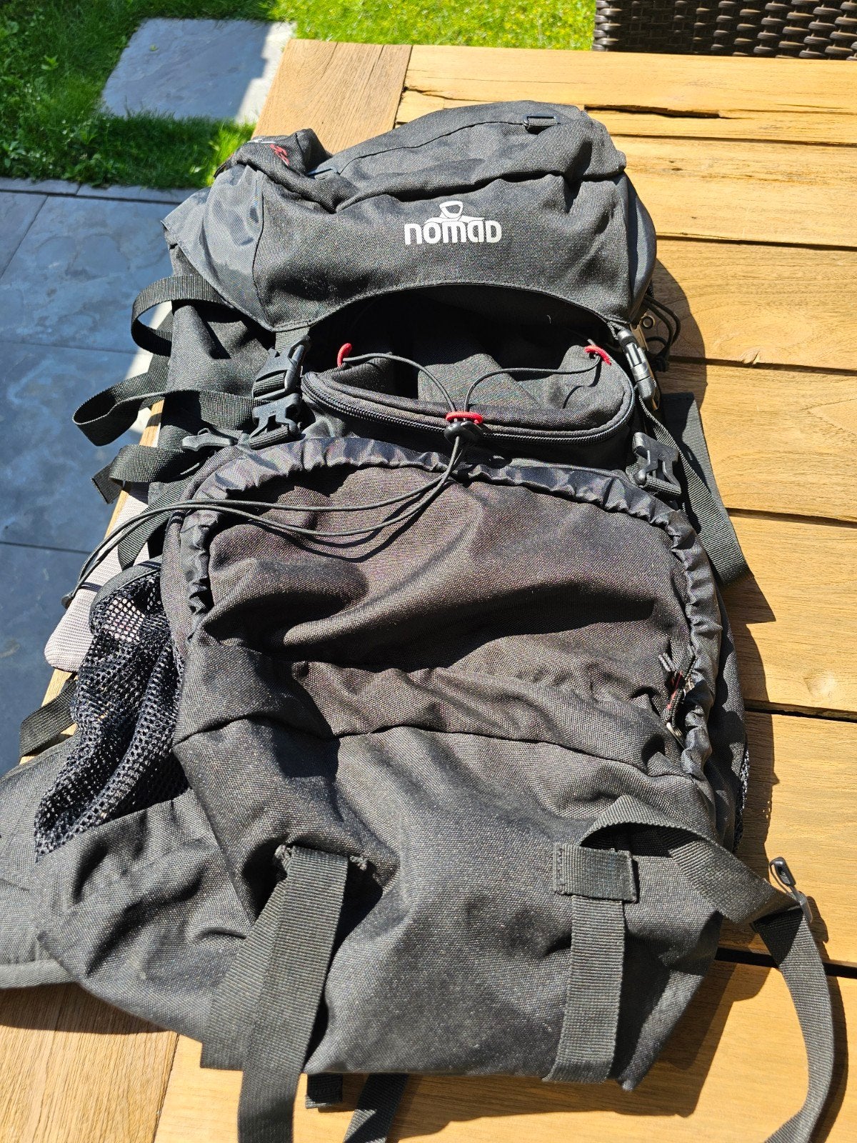 Nomad HAKOS 55L Backpack - Zo goed als nieuw, Ophalen of Verzenden, Zo goed als nieuw, Zwart, Nomad