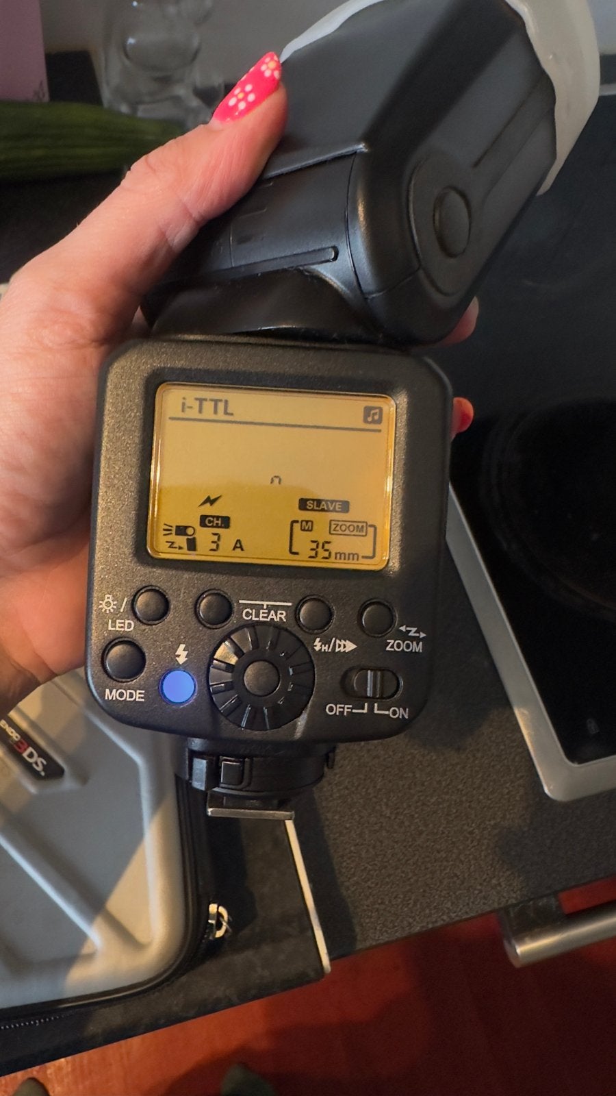 Rollei pro flash 58F, Draaibaar, Externe flitser, Ophalen of Verzenden, Zo goed als nieuw