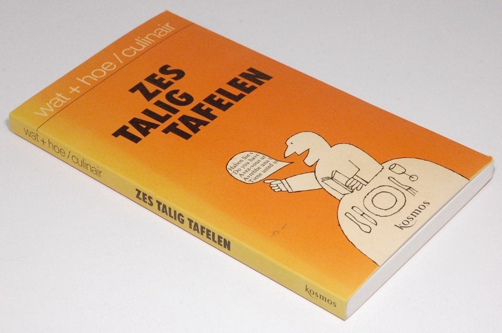 Zes Talig Tafelen - Wat + Hoe / Culinair (taalgids 1983), Boeken, Verzenden, Europa, Onbekend, Overige merken