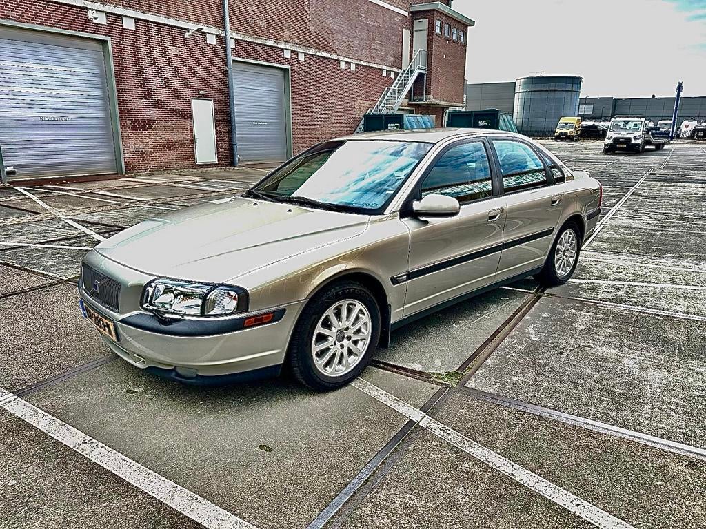 Volvo 2001 Grijs lpg, Auto's, Volvo, Particulier, S80, ABS, Airbags, Airconditioning, Bluetooth, Cruise Control, Lederen bekleding