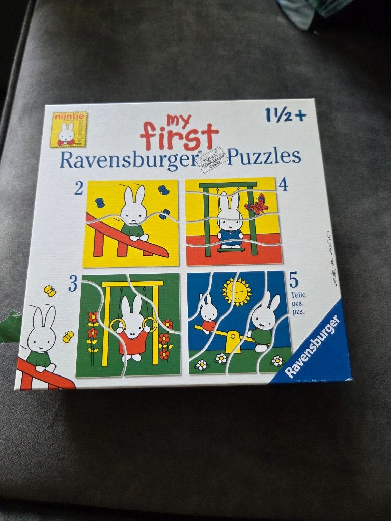 Nijntje puzzel, Ophalen, Minder dan 10 stukjes, Zo goed als nieuw, 6 maanden tot 2 jaar