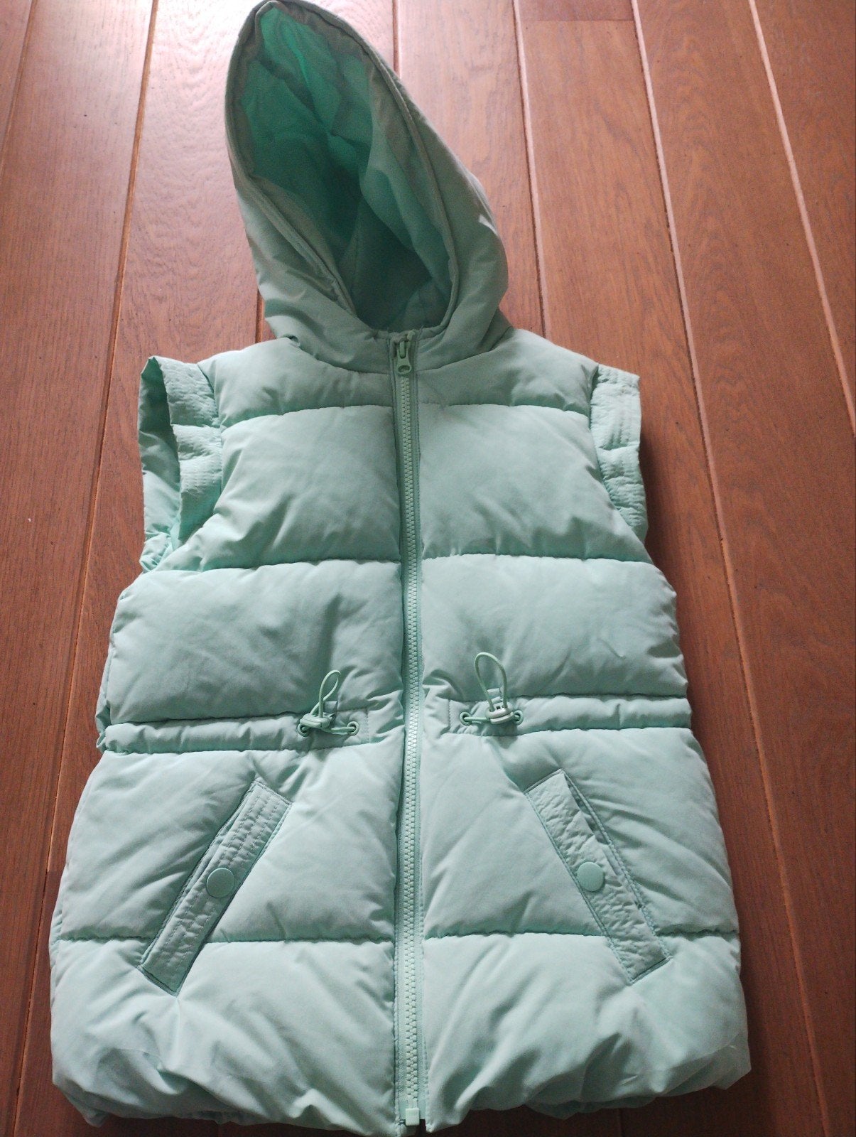 Mooi mint groene bodywarmer, Ophalen of Verzenden, Zo goed als nieuw