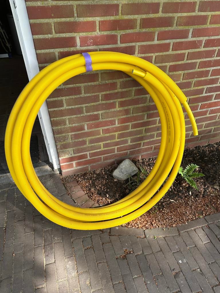 Gasleiding 25mm met mantelbuis 14 meter, Ophalen, Minder dan 30 cm, Overige typen, Minder dan 60 cm