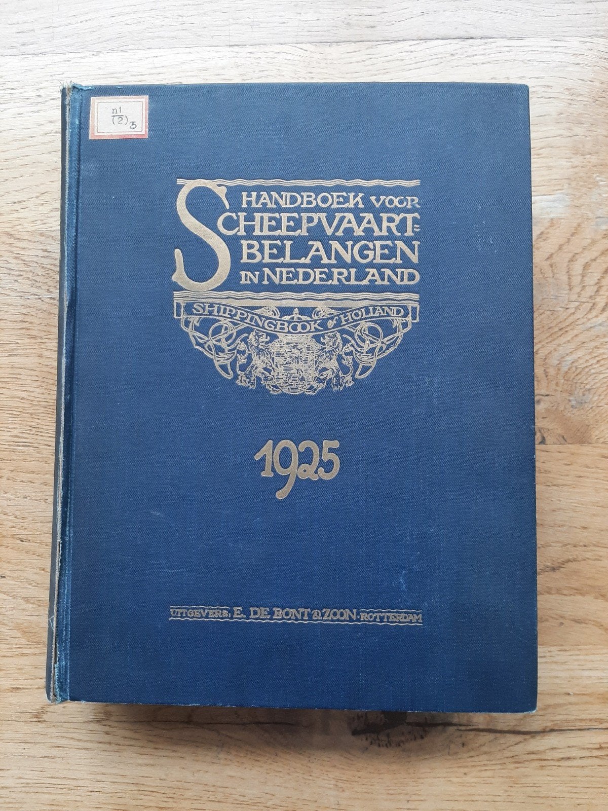 Handboek voor Scheepvaart Belangen in Nederland 1925, Boeken, Ophalen of Verzenden, Gelezen, Overige typen