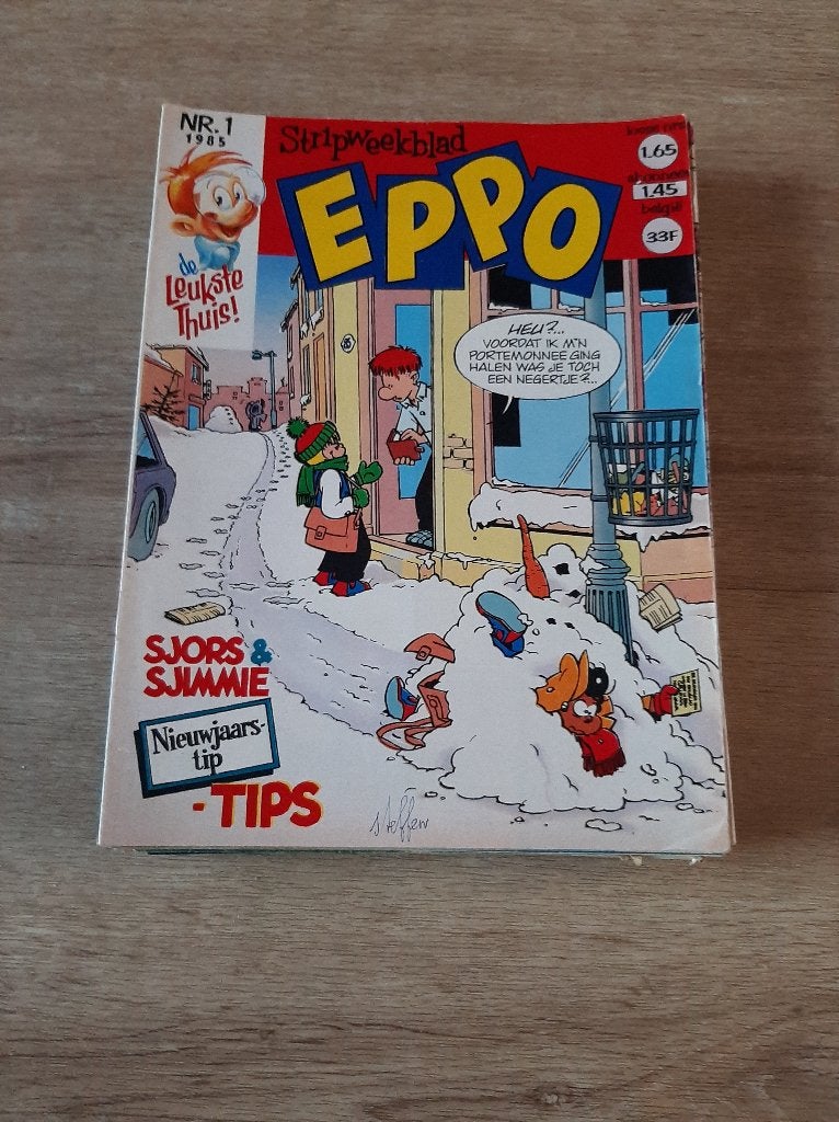 Eppo stripweekblad jaargang 1985, Boeken, Stripboeken, Gelezen, Meerdere stripboeken, Ophalen of Verzenden