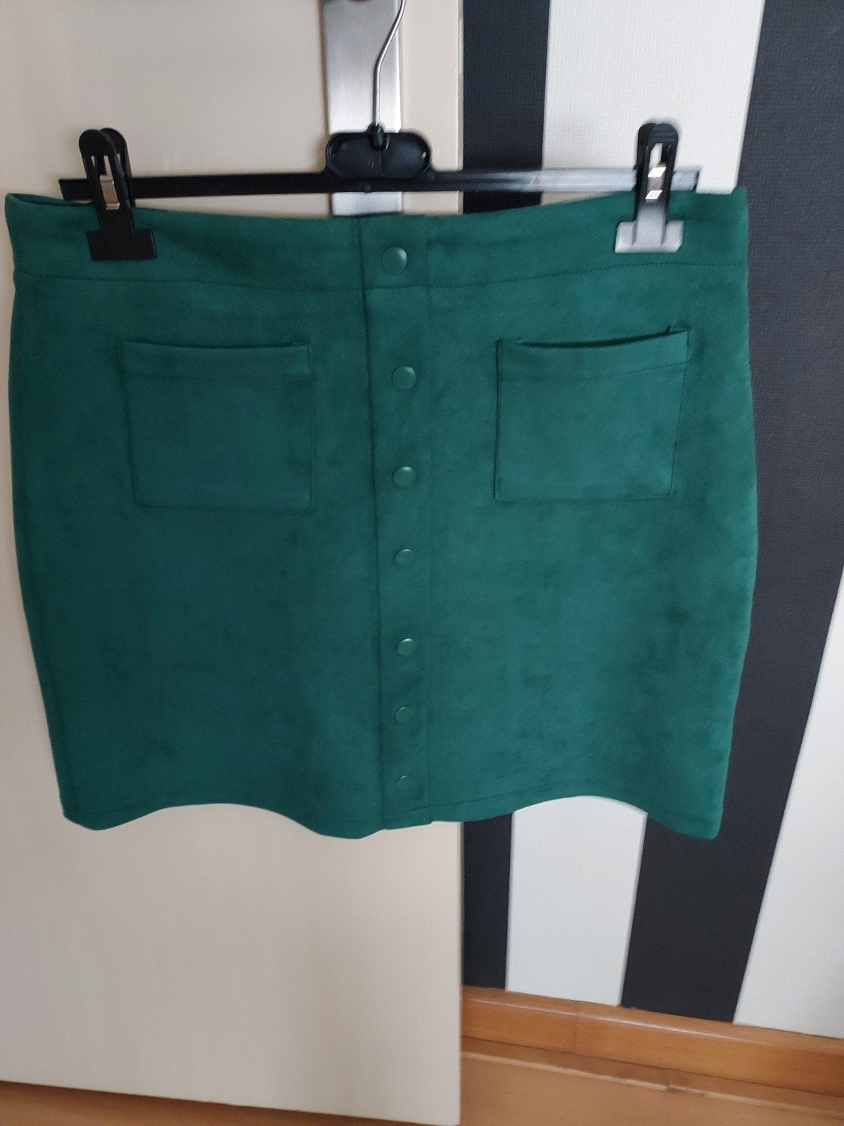 Groene suède rok van Lofty Manner - Maat L, Lofty Manner, Maat 42/44 (L), Ophalen of Verzenden, Zo goed als nieuw