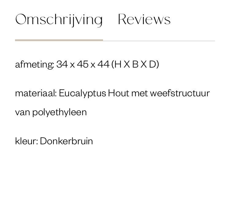 Nieuw LOIS voetenbankje in originele verpakking, Huis en Inrichting, Banken | Voetenbanken en Poefen, Ophalen, Minder dan 50 cm