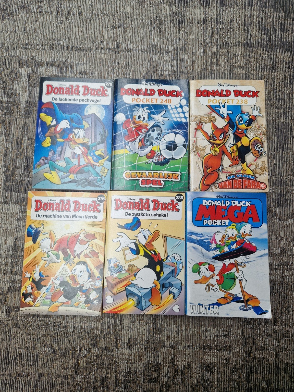 Donald Duck Pockets - 6 stuks, Meerdere stripboeken, Ophalen of Verzenden, Gelezen
