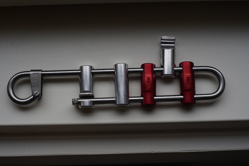 Petzl Rack brake bar caving descender, Ophalen of Verzenden, Zo goed als nieuw, Klimsport-accessoire