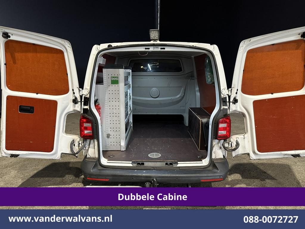 Volkswagen Transporter 2.0 TDI 150pk L2H1 Dubbele Cabine Eur, Auto's, Bestelauto's, Voorwielaandrijving, Stof, Gebruikt, 4 cilinders