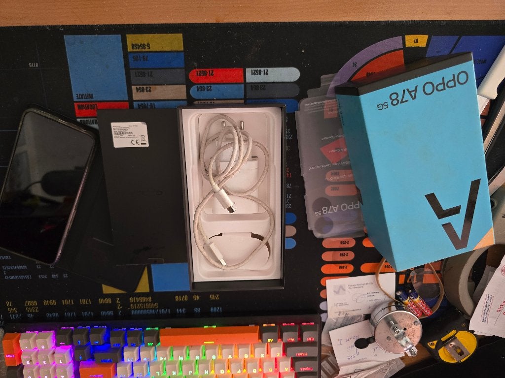 Oppo A78 5G, Ophalen of Verzenden, Zo goed als nieuw, Hoesje of Tasje