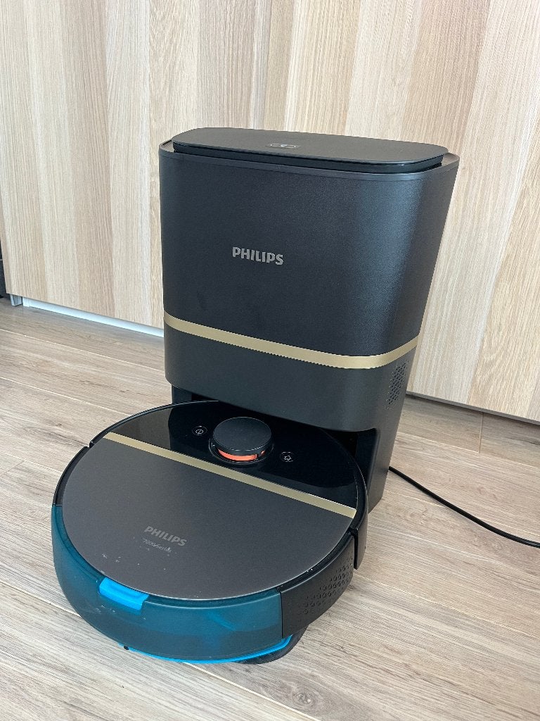 Philips Robotstofzuiger met Dweilfunctie - Incl. Laadstation, Witgoed en Apparatuur, Stofzuigers, Ophalen, Gebruikt, Philips, Bedienbaar via app