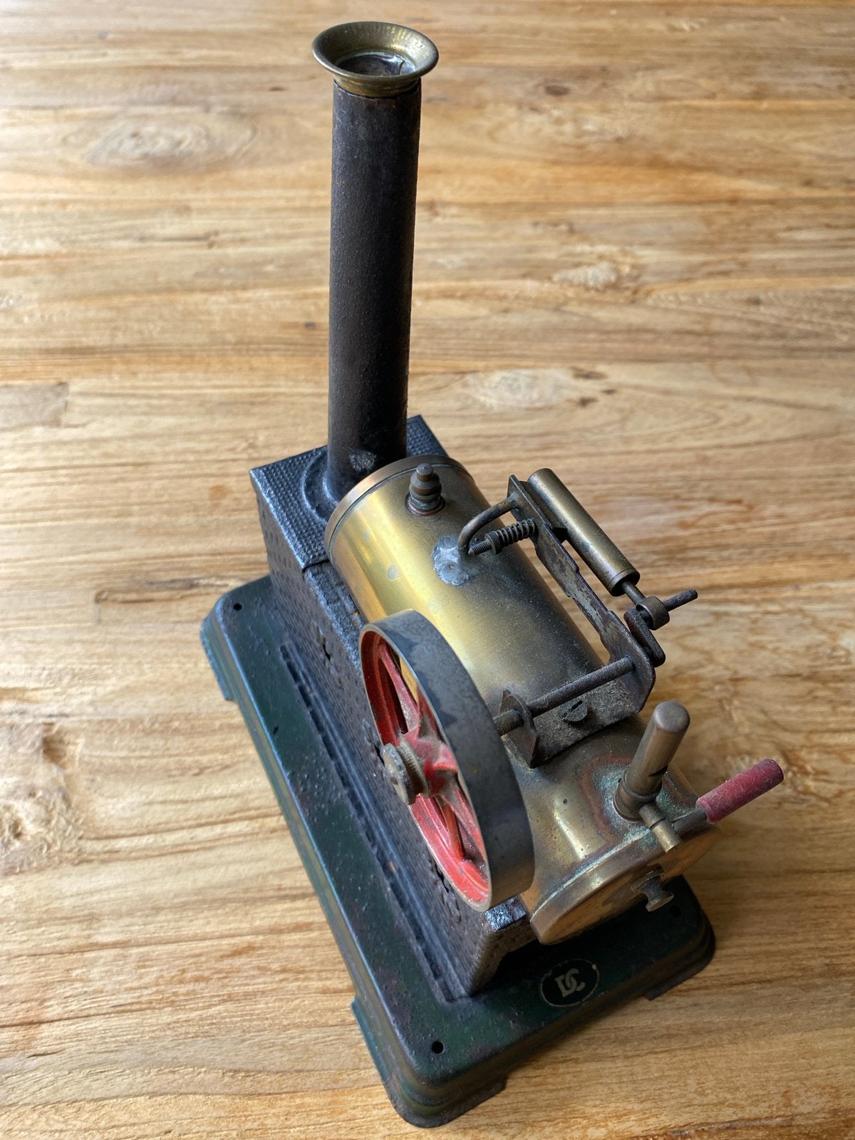 Antieke Stoommachine Model - Werkend met Brandstof, Ophalen of Verzenden, Gebruikt