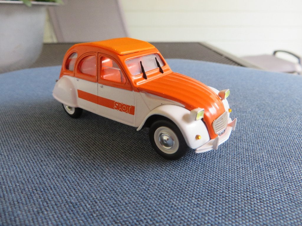 Norev Citroen 2CV 4 Eend SPOT, Ophalen of Verzenden, Zo goed als nieuw, Auto, Norev