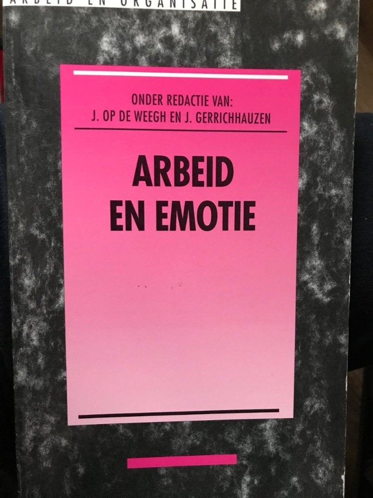 Arbeid en emotie J. Gerrichhauzen 902672022X, Ophalen of Verzenden, Zo goed als nieuw, Sociale psychologie, J. Gerrichhauzen