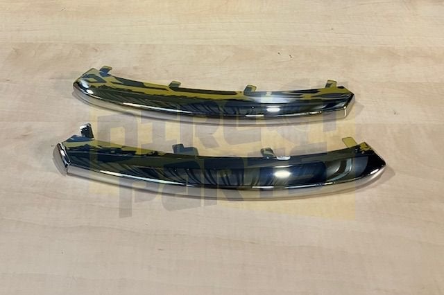 Citroen C4 Picasso (11/06-7/13) voorbumperlijst set (chrome)