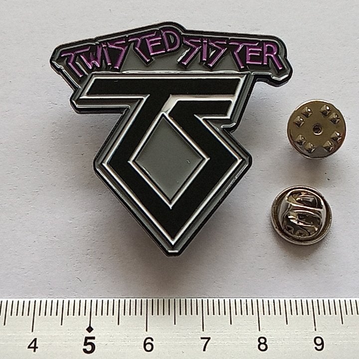 Twisted Sister mooie shaped logo speld pin badge n3, Verzenden, Nieuw, Overige typen
