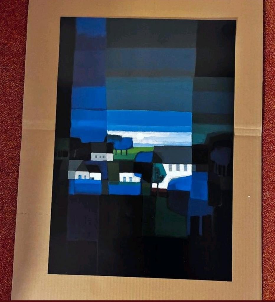 Ton Schulten Reproductie 65x45 cm schilderij, Ophalen of Verzenden