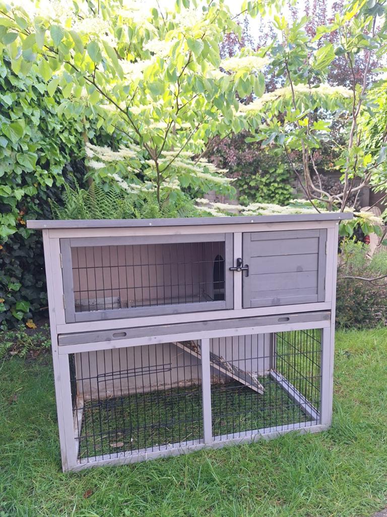 Houten Konijnenhok, Dieren en Toebehoren, Ophalen, 90 cm of meer, Konijn, Hok