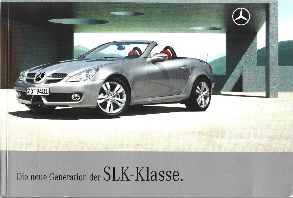 Mercedes SLK Klasse AMG brochure (mb40) auto cabriolet, Boeken, Ophalen of Verzenden, Zo goed als nieuw, Mercedes