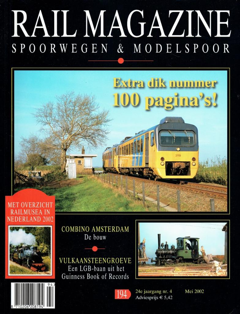 Rail Magazine Spoorwegen & Modelspoor 2002 nr. 194, Verzenden, Gelezen, Trein
