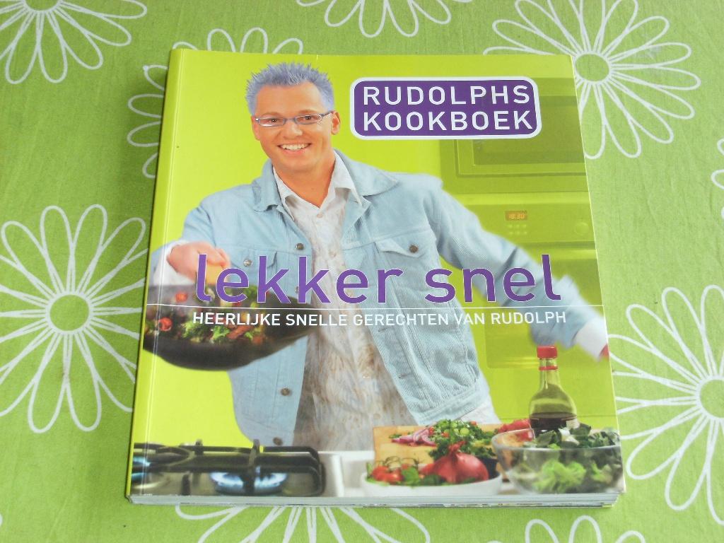 Rudolphs kookboek - lekker snel, Boeken, Kookboeken, Zo goed als nieuw, Voorgerechten en Soepen, Hoofdgerechten, Overige typen