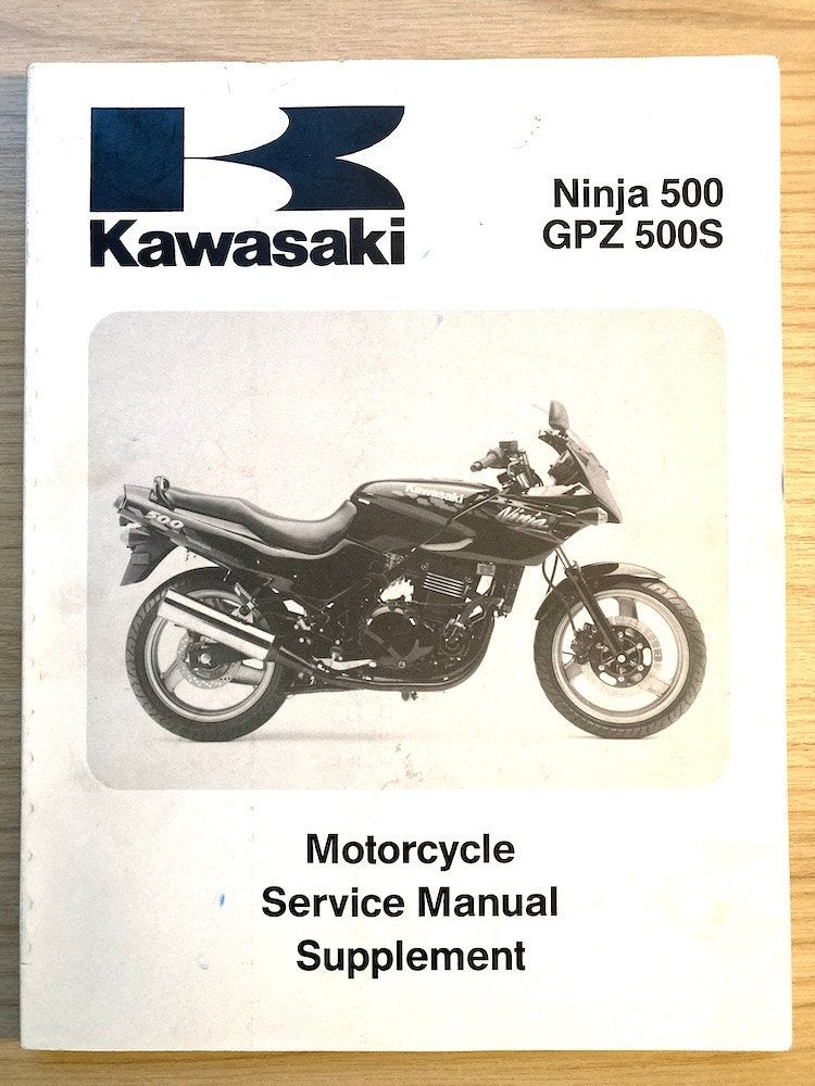 Kawasaki Ninja 500 GPZ500S 1994 Service Manual Supplement, Verzenden, Kawasaki
