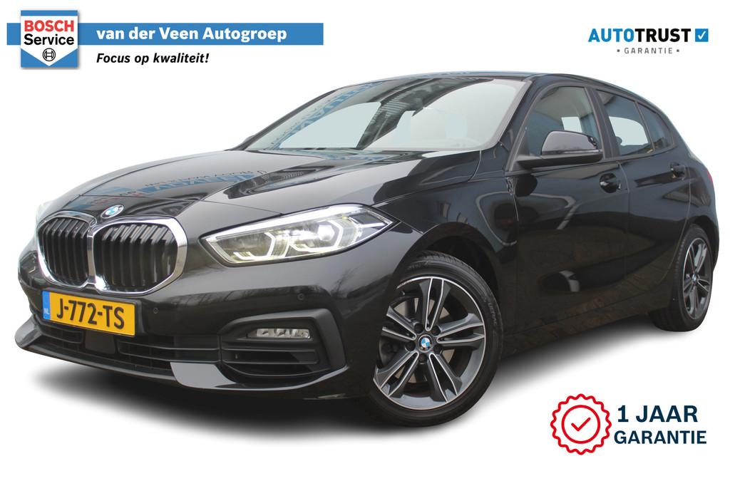 BMW 1-serie 118i High Executive | Incl. 12 maanden Garantie, Gebruikt, Met garantie (alle), Zwart, Leder