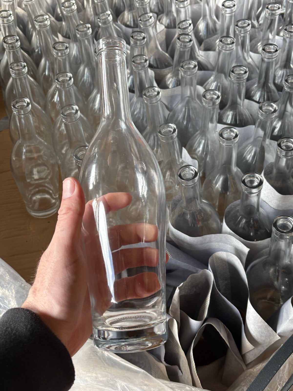 1000x Glazen flessen 700 ml zonder dop of kurk, Ophalen