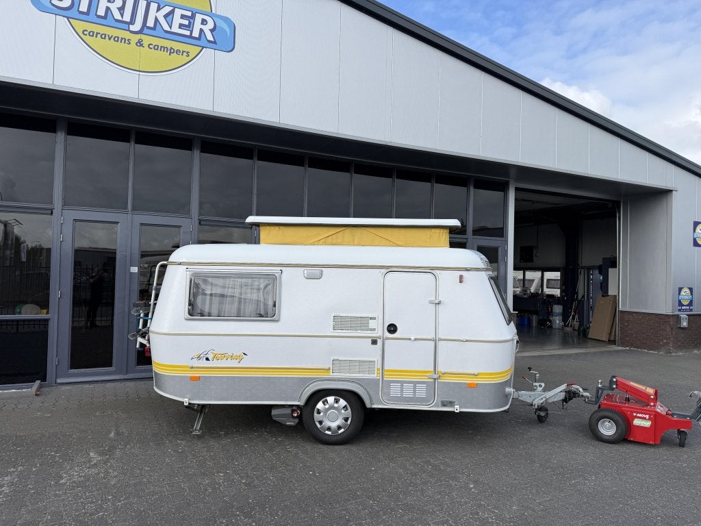Eriba Touring Triton 420 GT Jubilee Langslaper WC 780KG Leeg, Caravans en Kamperen, Bedrijf, Treinzit, 4 tot 5 meter, Eriba