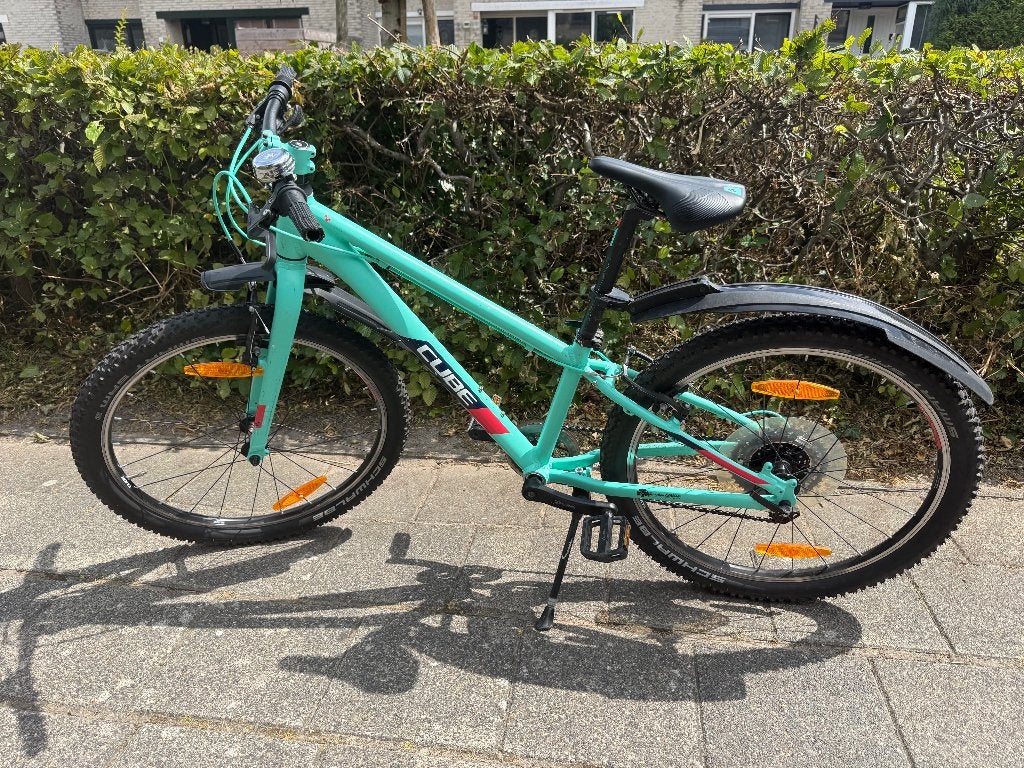Cube Acid kinderfiets 24 inch - Goed onderhouden, Fietsen en Brommers, Fietsen | Mountainbikes en ATB, Gebruikt, Velgrem, Geen vering