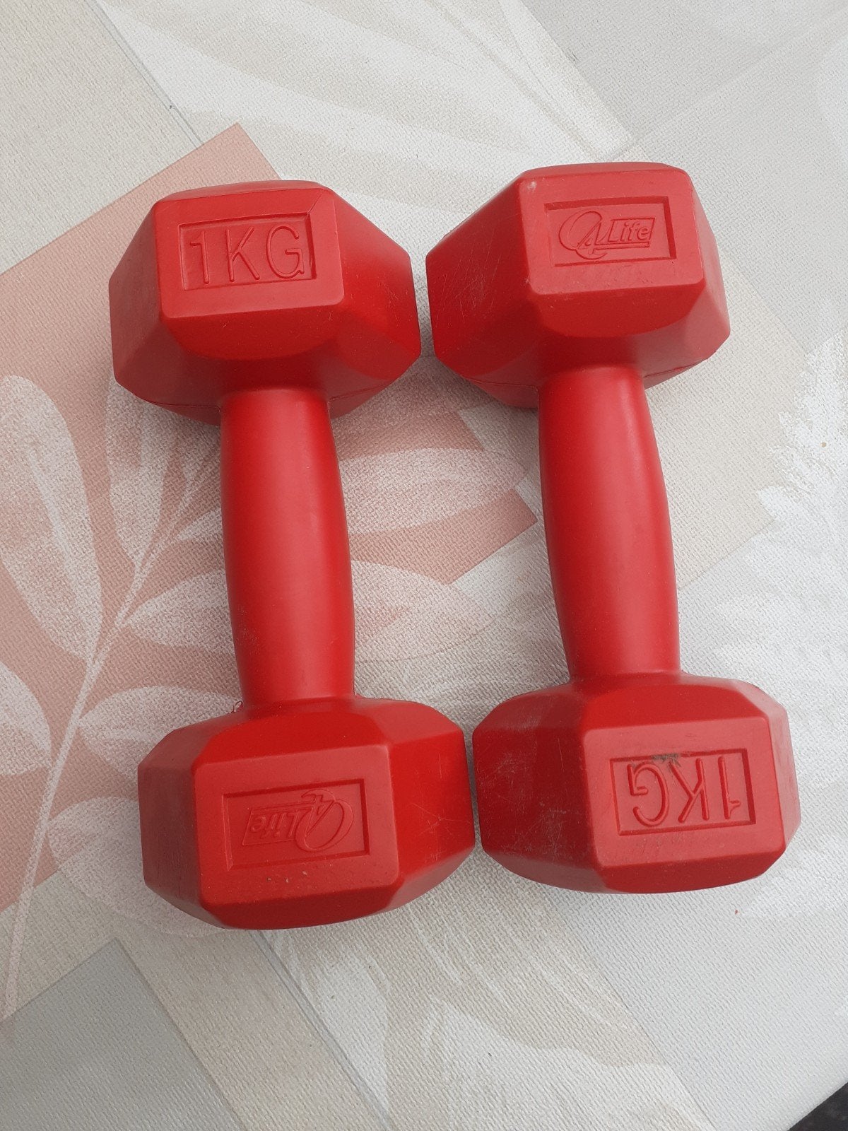 Dumbells van 1kilo, Sport en Fitness, Ophalen, Gebruikt, Dumbbell
