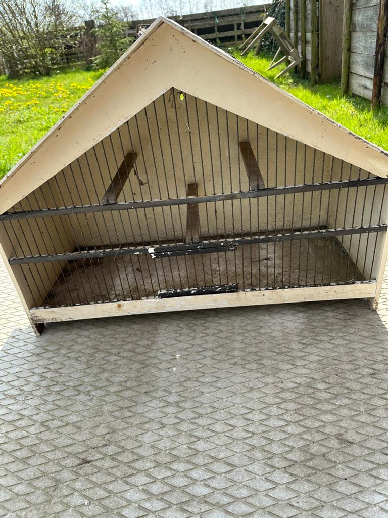 Vogelhok, Dieren en Toebehoren, Vogels | Hokken en Kooien, Ophalen, Gebruikt, Hout