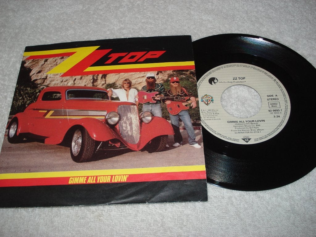 ZZ Top    Gimme All Your Lovin   EU    Orgineel, Fotohoes, Ophalen of Verzenden, Zo goed als nieuw, Rock en Metal