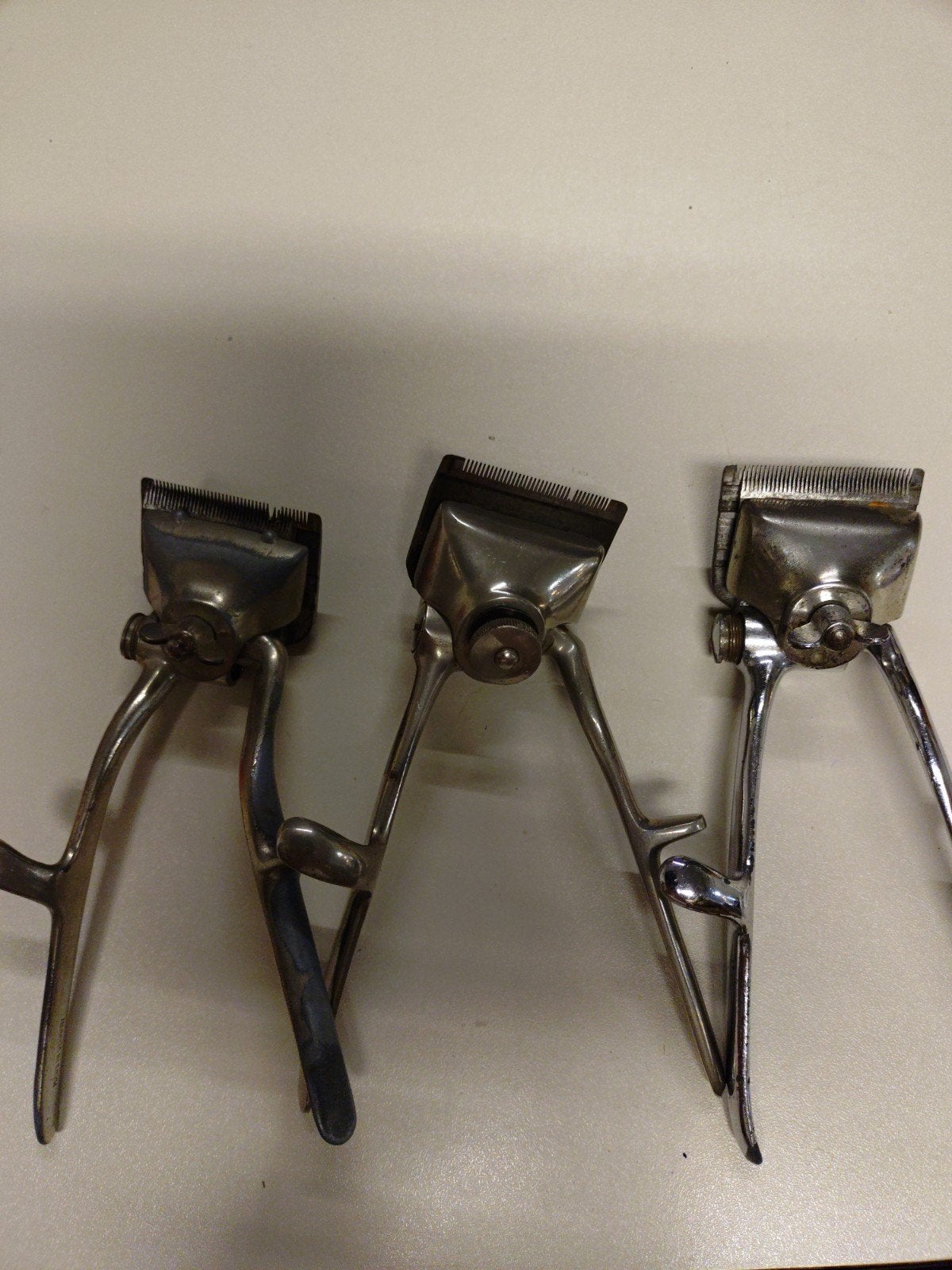 Vintage handmatige tondeuses - set van 3, Ophalen of Verzenden