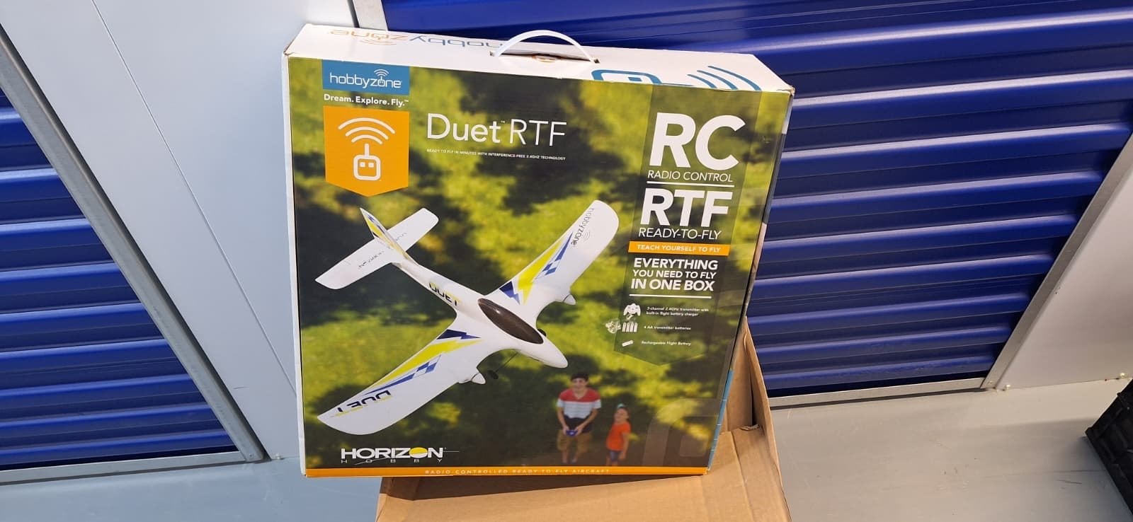 HobbyZone Duet RTF RC Vliegtuig - Klaar om te Vliegen, Ophalen, Gebruikt, Elektro, RTF (Ready to Fly)