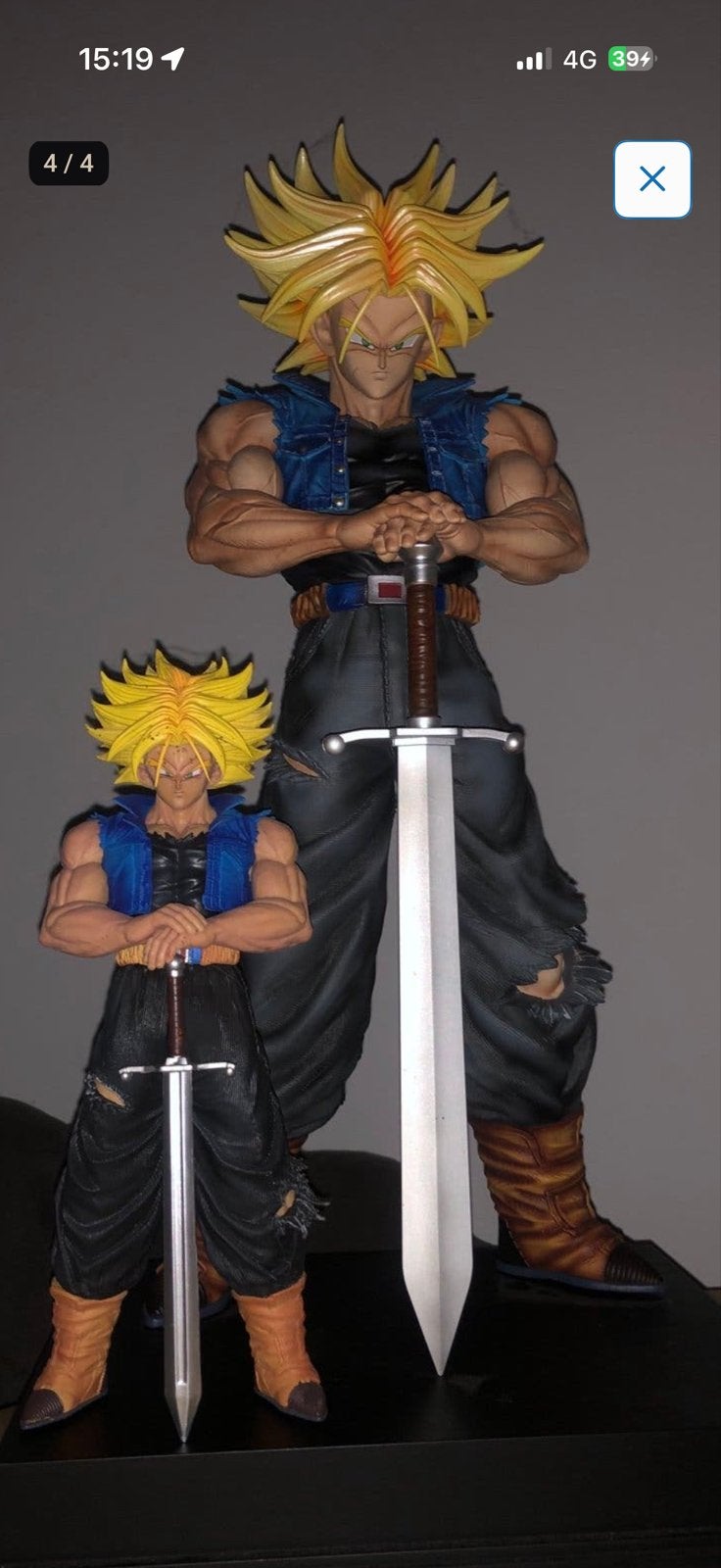 Trunks Super Saiyan Beeldje - Dragon Ball Z Collectible, Kinderen en Baby's, Ophalen of Verzenden, Zo goed als nieuw