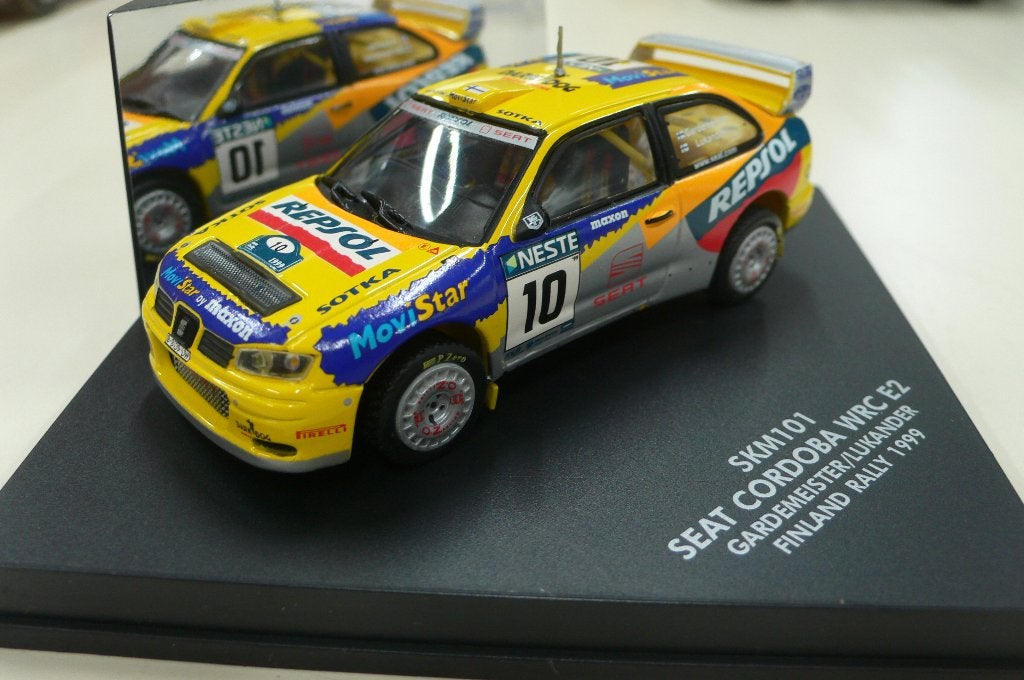 seat cordoba wrc e2 finland rally 1999 -skid 1/43-AANBIEDING, Verzenden, Nieuw, Auto, Overige merken