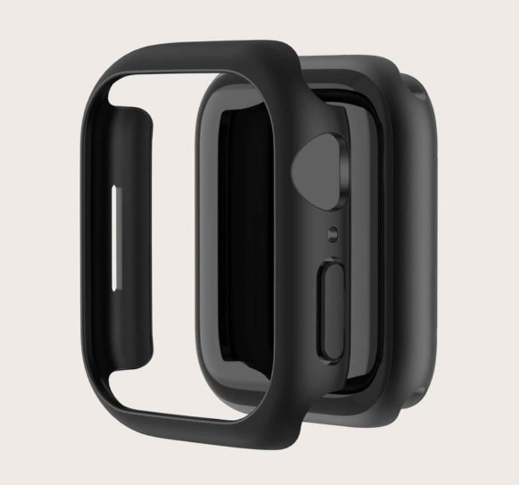 Apple Watch behuizing -Protection Case 44 mm & 45 mm + glass, Apple Watch ⌚️, Zwart, IOS, Nieuw