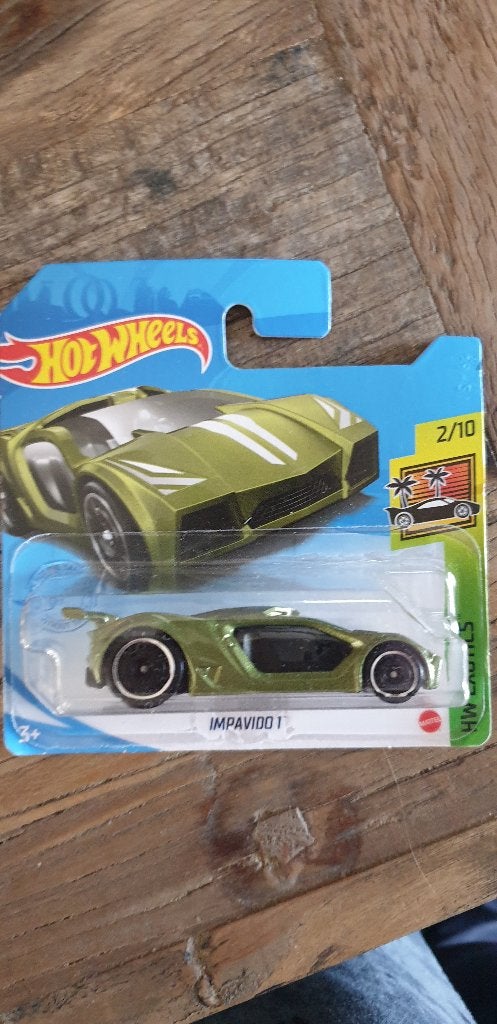 hot wheels hotwheels impavido groen hw exotics, Ophalen of Verzenden, Nieuw, Auto