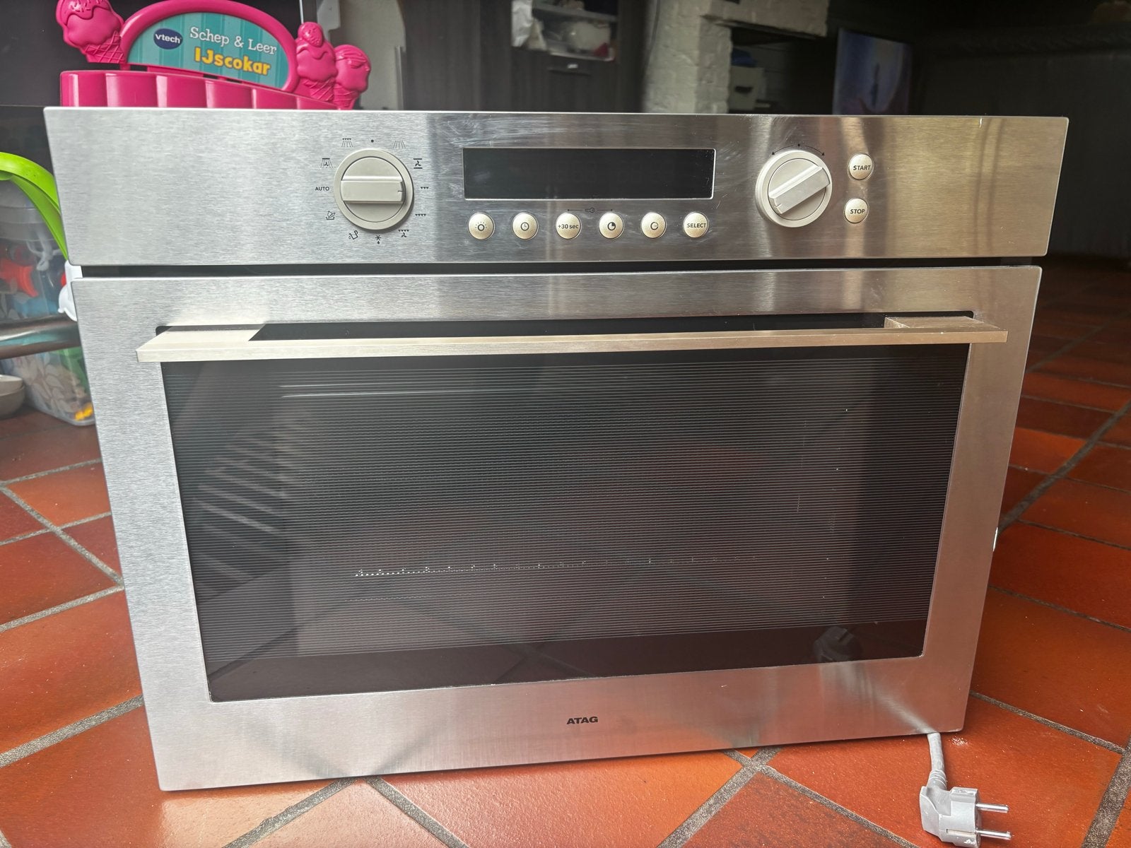 Atag oven - Inbouw combi-oven, Witgoed en Apparatuur, Ovens, Ophalen, 45 tot 50 cm, Gebruikt, Hete lucht