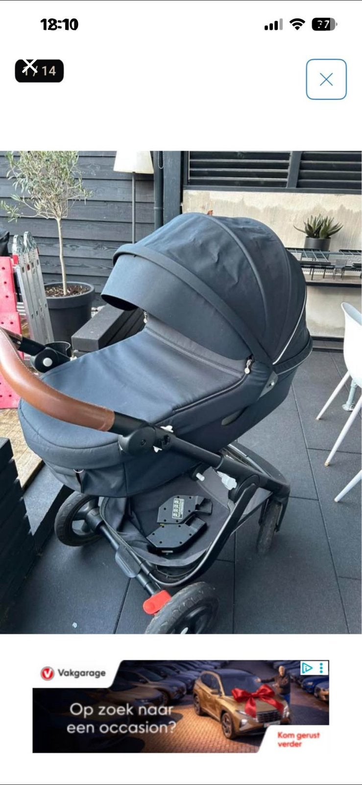 Stokke trailz kinderwagem zgan, Ophalen, Zo goed als nieuw, Overige merken