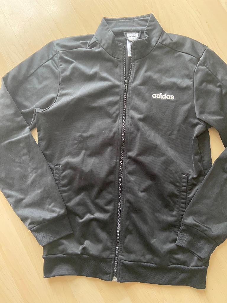 Adidas zwart sportjack mt M, Fitness, Zwart, Ophalen of Verzenden, Zo goed als nieuw