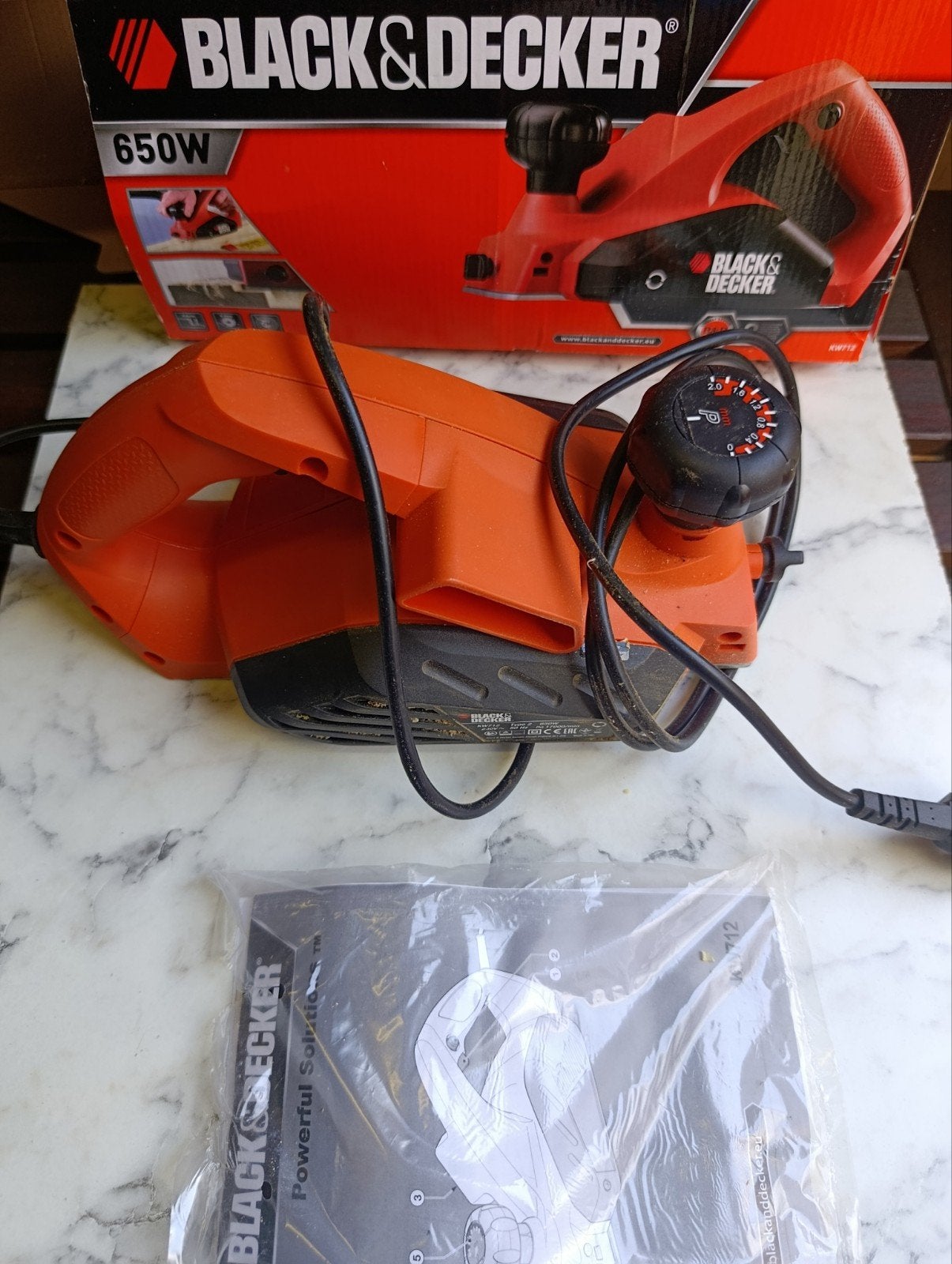 BLACK+DECKER KW712-QS Schaafmachine 650W - Zo goed als nieuw, Ophalen of Verzenden