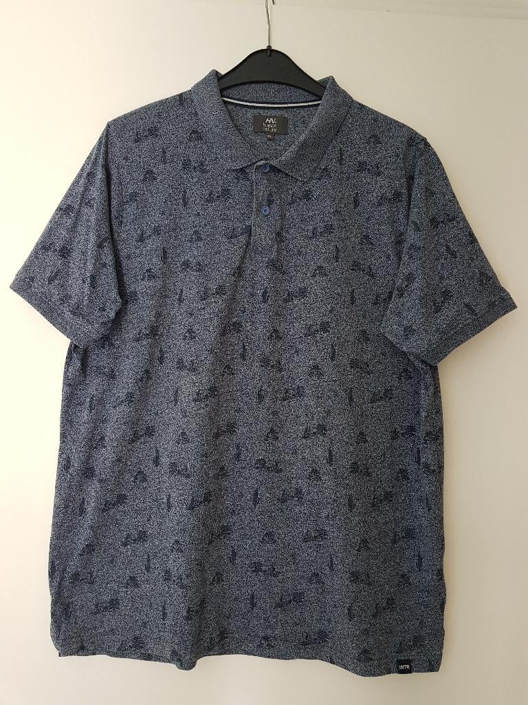 Poloshirt voor heren - maat XXL / 2XL - Human Nature / ANWB, Blauw, Overige maten, Ophalen of Verzenden, Gedragen