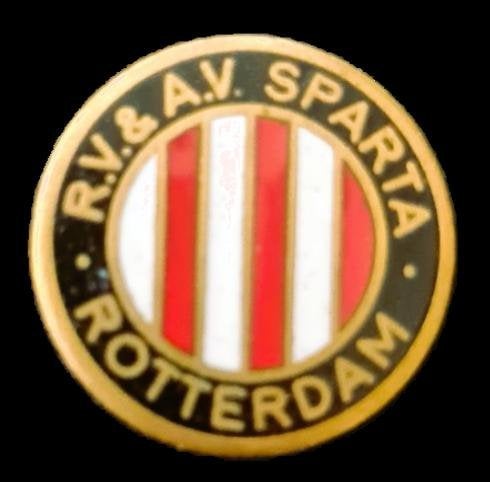 R.V. & A.V. Sparta Rotterdam speld- emaille, Verzenden, Nieuw, Sport, Speldje of Pin