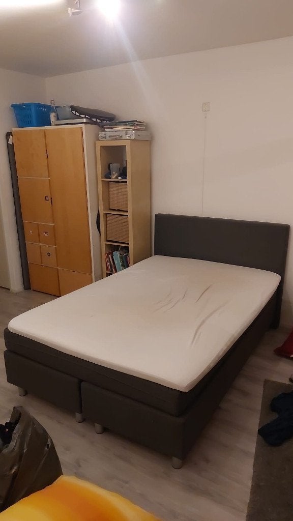 2-persoons Boxspring, Ophalen, Gebruikt, 210 cm, Tweepersoons