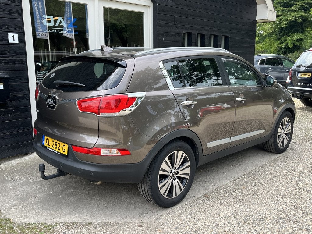 Kia Sportage 2.0 ExecutiveLine Aut/Ecc/Leer/Navi/Pano, Startonderbreker, Gebruikt, Zwart, 4 cilinders